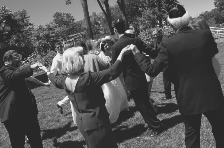 People Dancing at Jewish Wedding